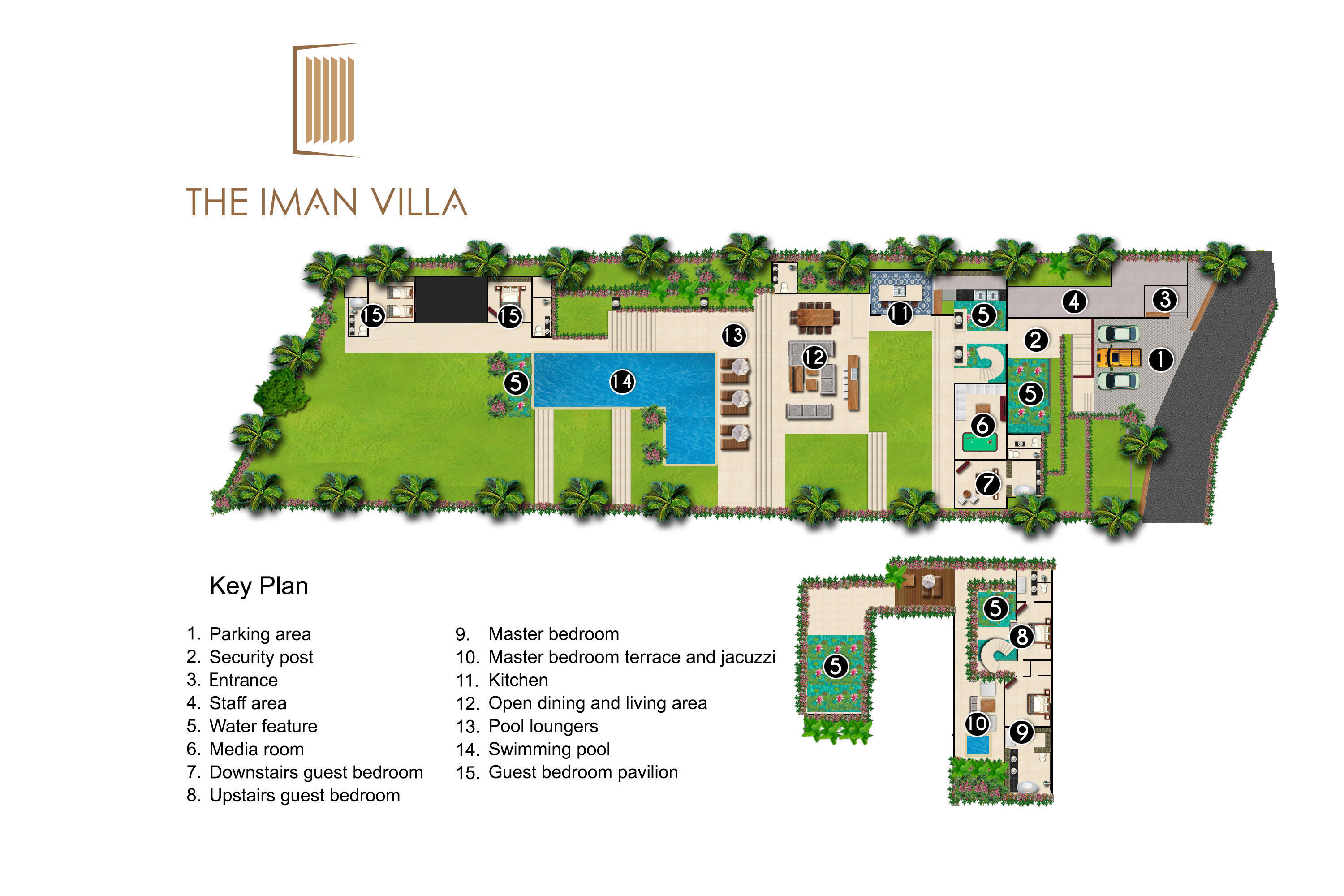 The Iman Villa - Floorplan